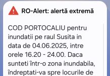 Alertă de inundații în Gorj. ”Pregătiți-vă pentru o eventuală evacuare”