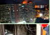 O dronă prăbușită pe un bloc din Galați a produs o explozie, urmată de incendiu. Doi răniți, 70 persoane evacuate