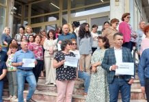 Angajații Finanțelor din Gorj, protest împotriva noii legi a salarizării
